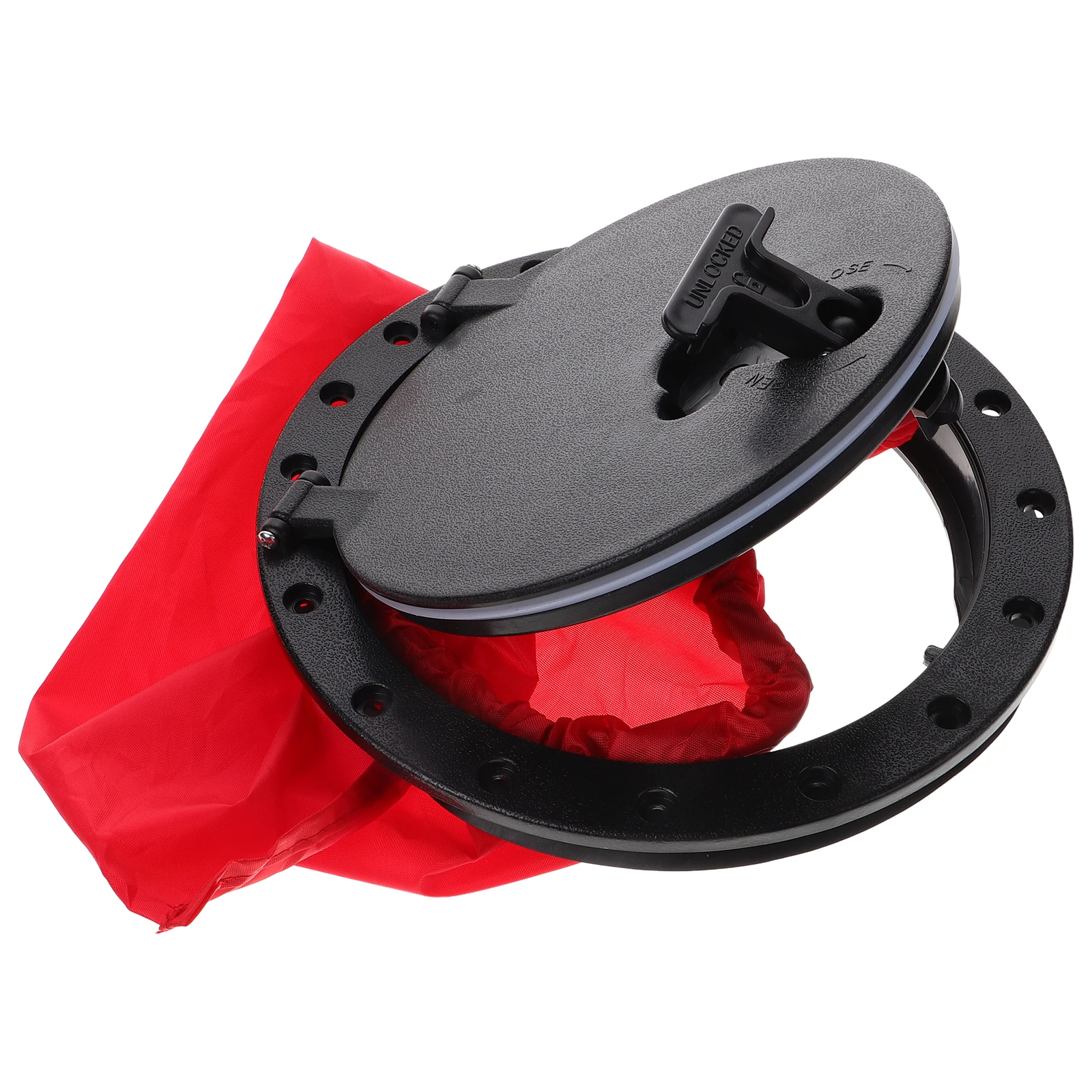 Circular Sealed Hatch Cover Black Kayak Deck Storage Rigging Kit Waterproof Round Non Slip Detachable Boat Supplies
Circular Sealed Hatch Cover Black Kayak Deck Storage Rigging Kit Waterproof Round Non Slip Detachable Boat Supplies