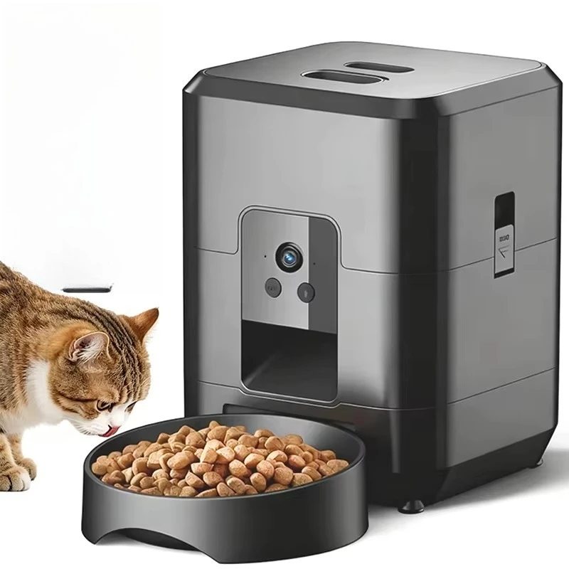 Smart Pet Feeder with Camera Night Vision 2.4G WiFi Automatic Cat Feeder for Dog Food Dispenser
Smart Pet Feeder with Camera Night Vision 2.4G WiFi Automatic Cat Feeder for Dog Food Dispenser