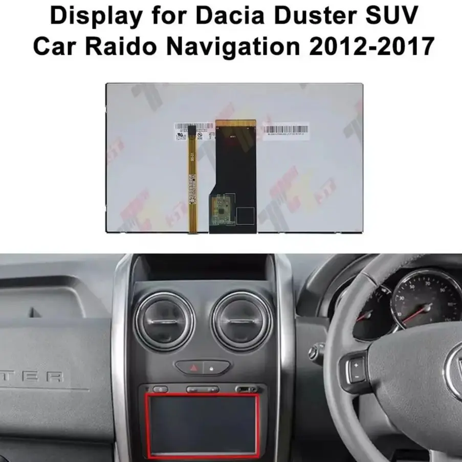 Car Radio Navigation Display with Touch Screen for Dacia Dokker Duster Lodgy Logan Sandero Spring-Screen Replacement for Vehicle
Car Radio Navigation Display with Touch Screen for Dacia Dokker Duster Lodgy Logan Sandero Spring-Screen Replacement for Vehicle