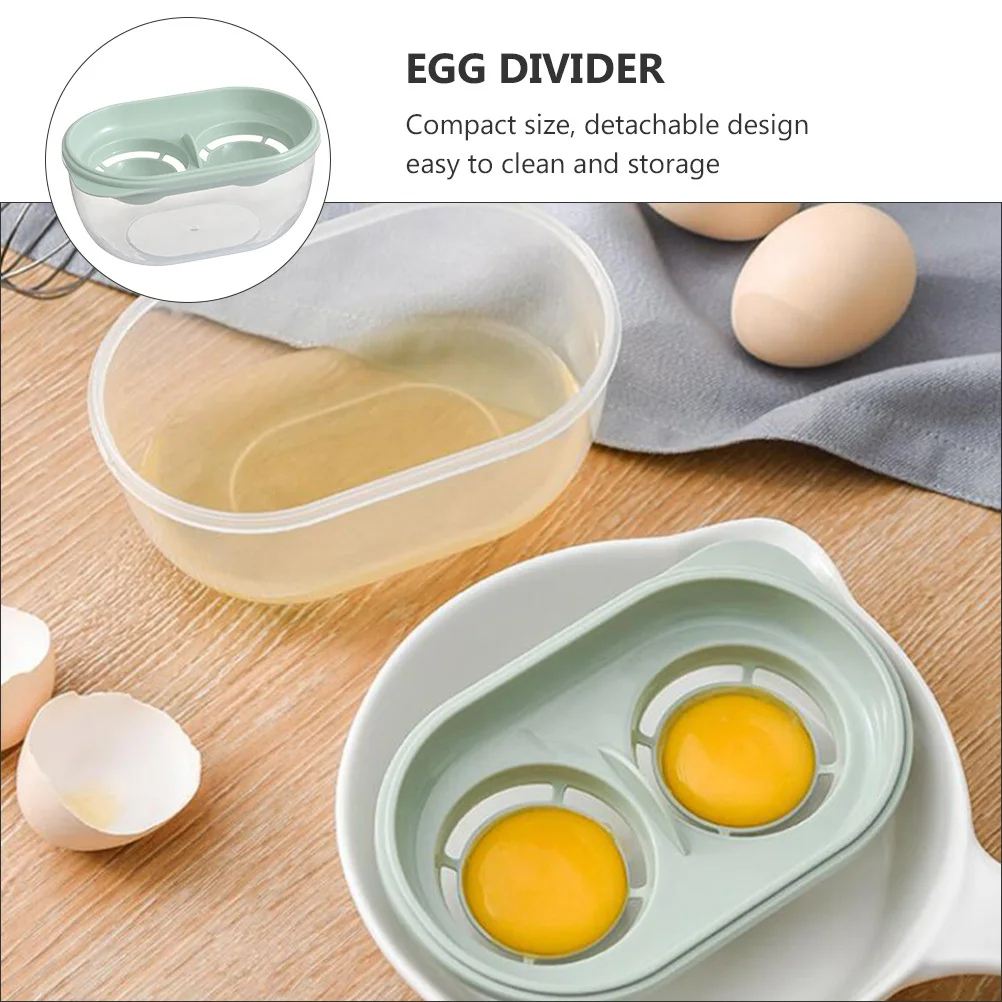 2Pcs Egg Yolk White Separator Premium PP Material Kitchen Gadget Easy Clean Storage Container Baking Cooking Tool
2Pcs Egg Yolk White Separator Premium PP Material Kitchen Gadget Easy Clean Storage Container Baking Cooking Tool