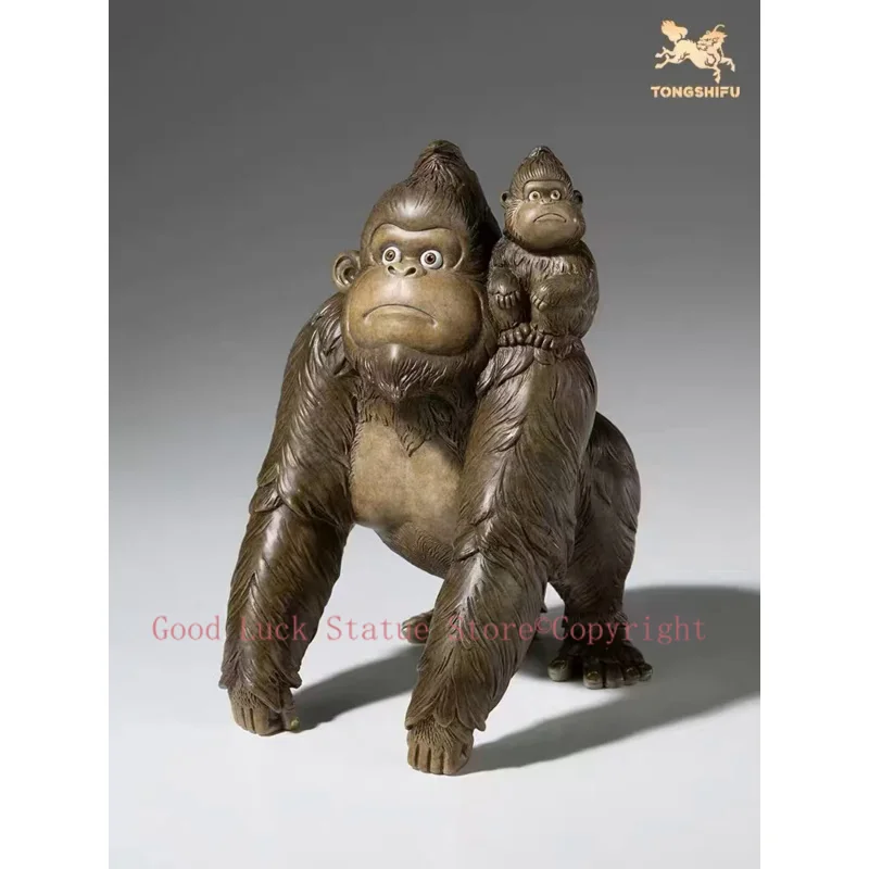 50% OFF Amazing TOP Handmade Rare forest Gorilla Mother Child COPPER carving Animal work BAR CLUB HOME high grade decorative art
50% OFF Amazing TOP Handmade Rare forest Gorilla Mother Child COPPER carving Animal work BAR CLUB HOME high grade decorative art