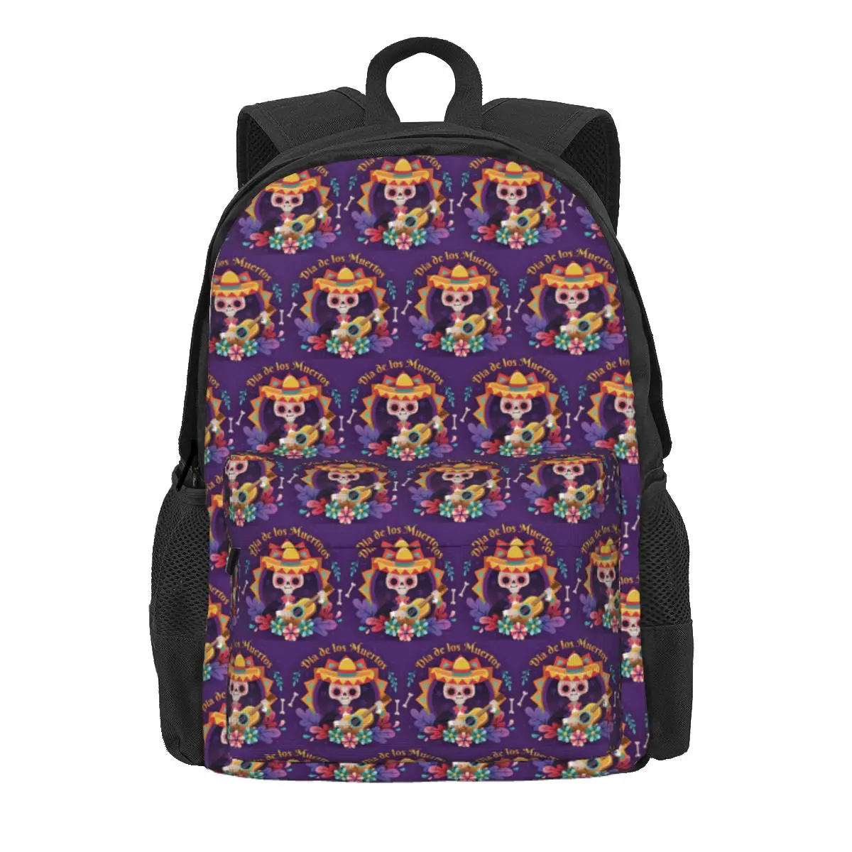 Mexican Sugar Skulls And Flowers Backpack Daypack Large Capacity Boys Girls BookBag School Bag Shoulder Bags for Men Women
Mexican Sugar Skulls And Flowers Backpack Daypack Large Capacity Boys Girls BookBag School Bag Shoulder Bags for Men Women