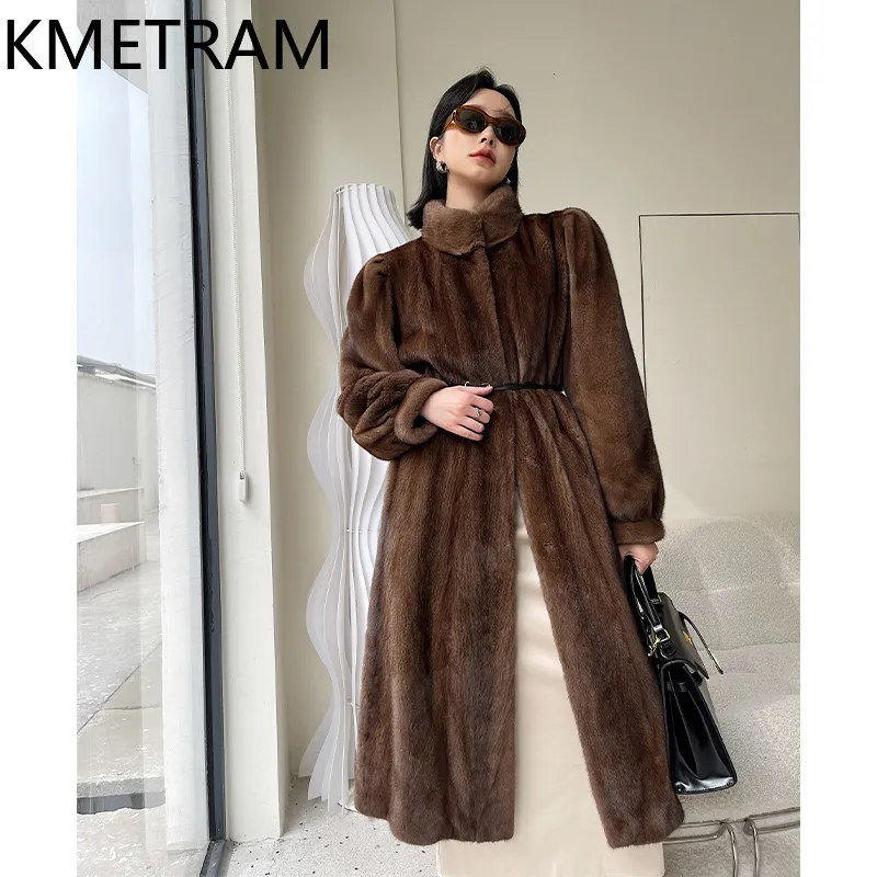 KMETRAM High Quality Natural Whole Mink Fur Coat Woman Stand Collar Real Mink Fur Jacket Women Clothing Winter Jackets 2026 шуба
KMETRAM High Quality Natural Whole Mink Fur Coat Woman Stand Collar Real Mink Fur Jacket Women Clothing Winter Jackets 2026 шуба