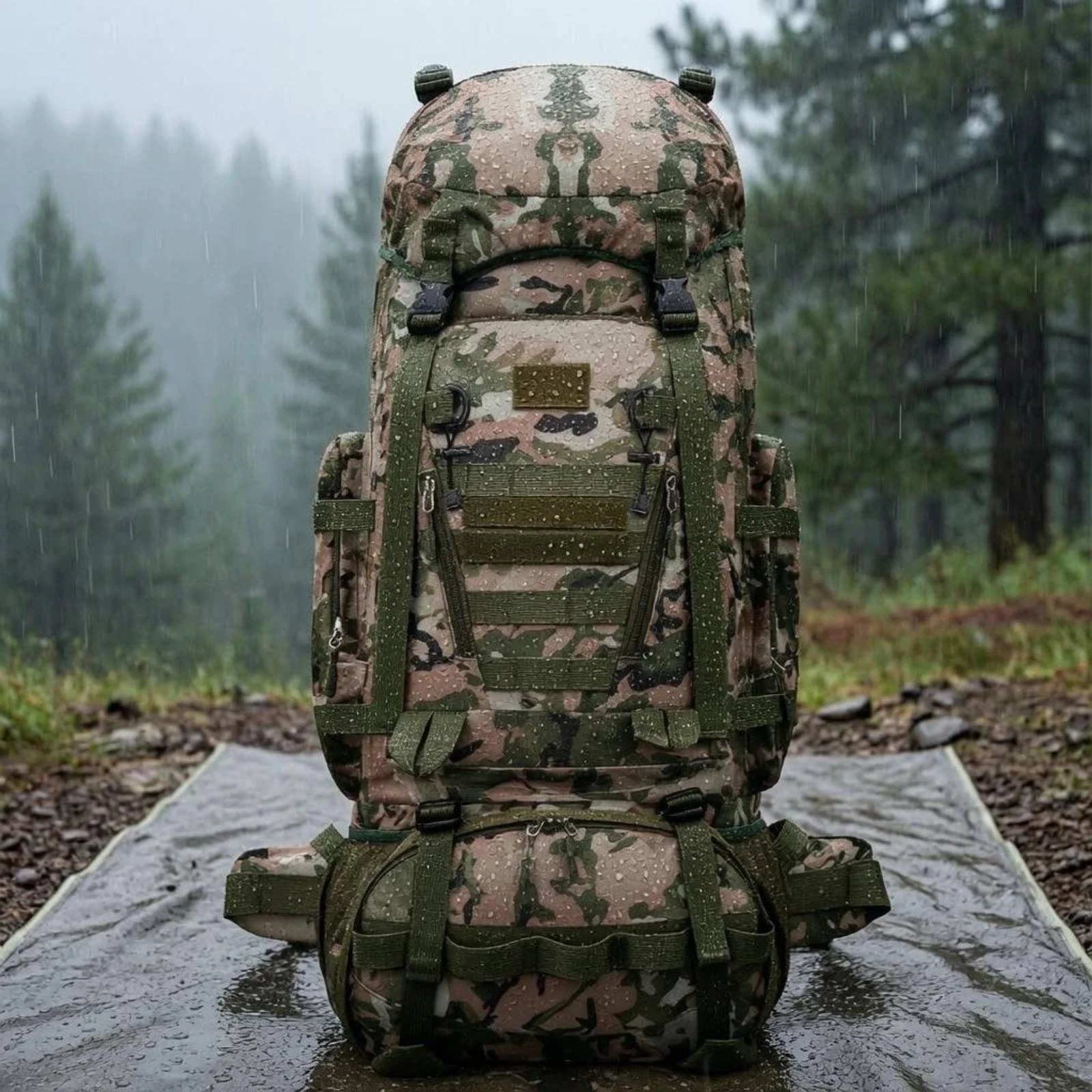 Waterproof Hiking Backpack Multi-Compartment Large Hiking Backpack Outdoor Bag Compression Straps Oxford Cloth
Waterproof Hiking Backpack Multi-Compartment Large Hiking Backpack Outdoor Bag Compression Straps Oxford Cloth