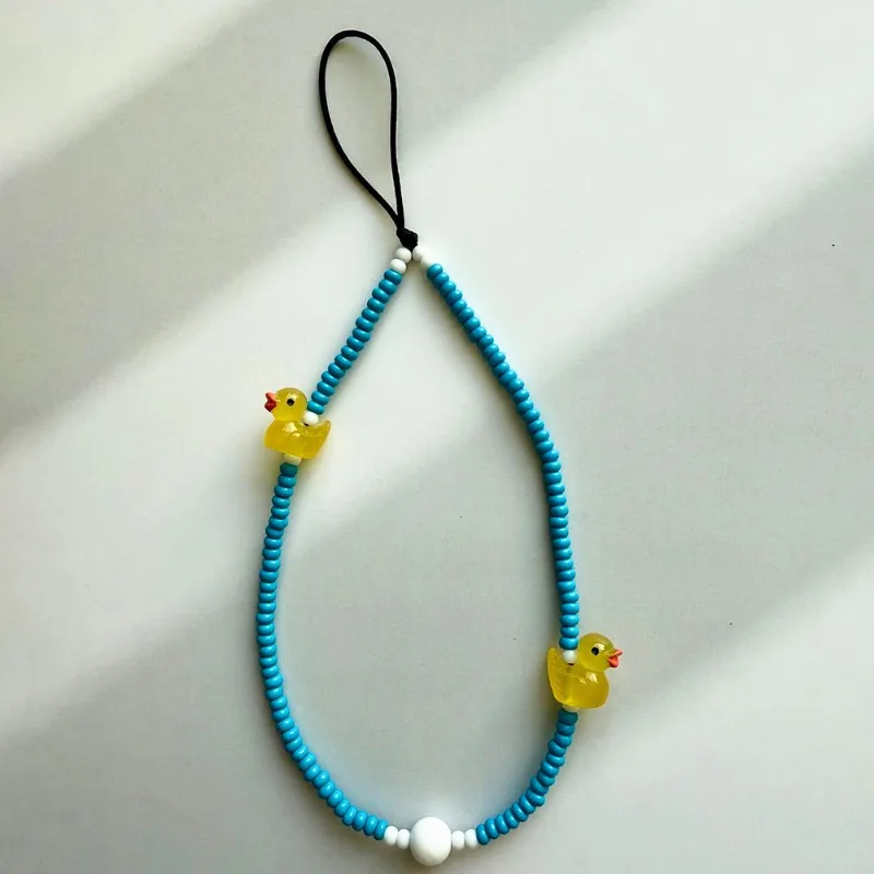Blue Phone Chain Yellow Duck Wrist Strap Bag Cute Keychain Phone Chain
Blue Phone Chain Yellow Duck Wrist Strap Bag Cute Keychain Phone Chain
