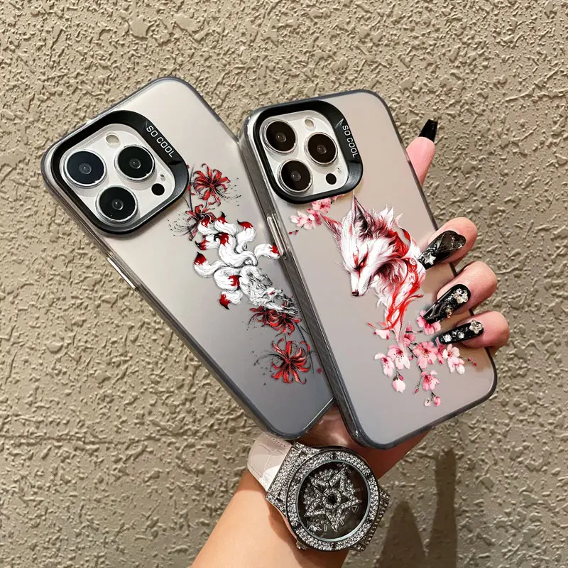 Nine-tailed Fox Art Fashion Design Laser Phone Case For iPhone 16 15 14 Pro Max Plus 17 Pro Max 13 Mini 12 11 Pro Max Back Cover
Nine-tailed Fox Art Fashion Design Laser Phone Case For iPhone 16 15 14 Pro Max Plus 17 Pro Max 13 Mini 12 11 Pro Max Back Cover