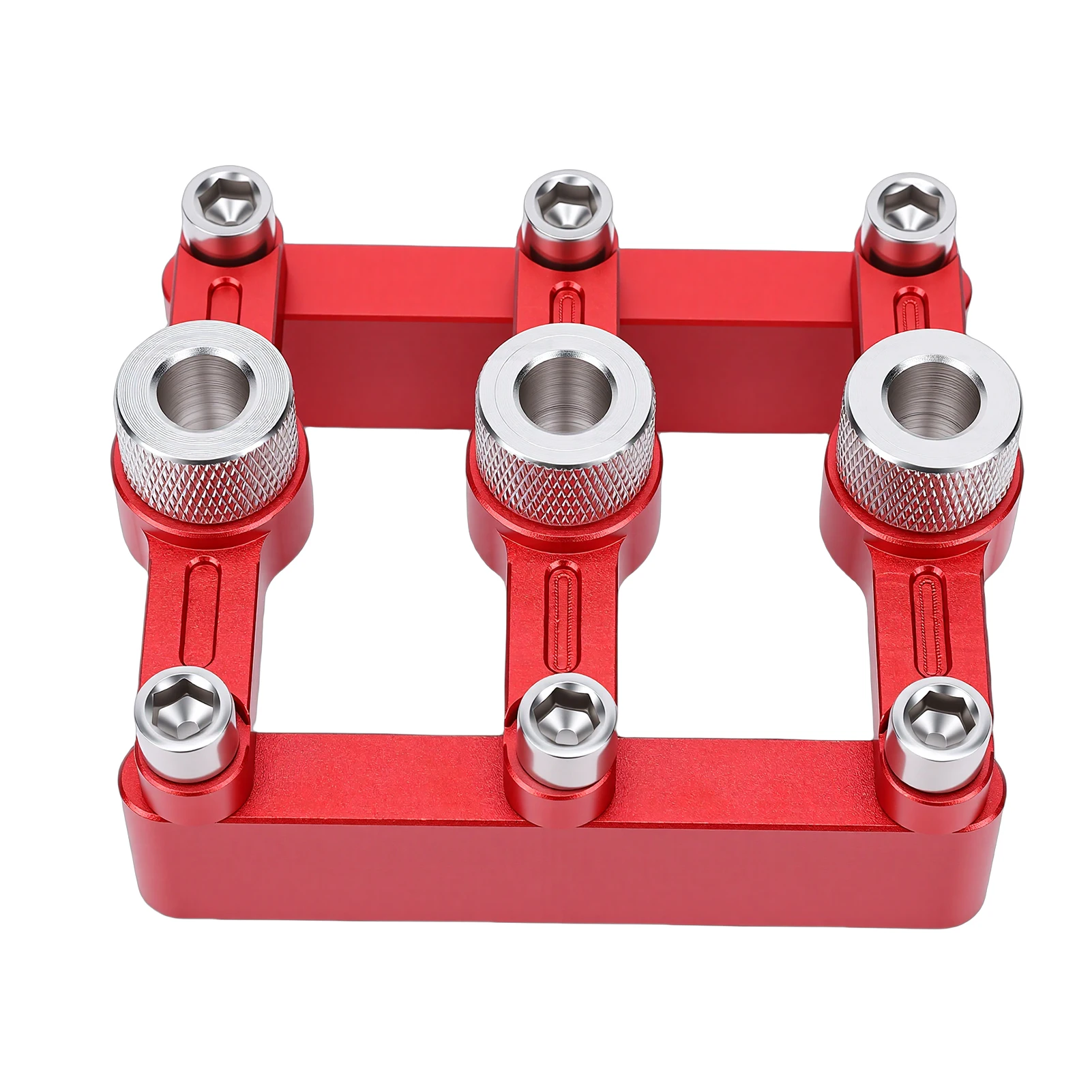 Self Centering Dowel Jig Drill for Woodworking Hole Locator with 8 Stainless Steel Bushings Easy to Use Aluminu
Self Centering Dowel Jig Drill for Woodworking Hole Locator with 8 Stainless Steel Bushings Easy to Use Aluminu