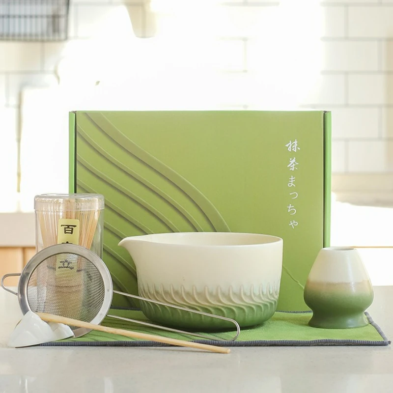 Japanese Matcha Tea Set Tranditional Bamboo Whisk Teaspoon Ceramic Bowl Matcha Spoon Matcha Whisk Set Tea-making Accessories New
Japanese Matcha Tea Set Tranditional Bamboo Whisk Teaspoon Ceramic Bowl Matcha Spoon Matcha Whisk Set Tea-making Accessories New