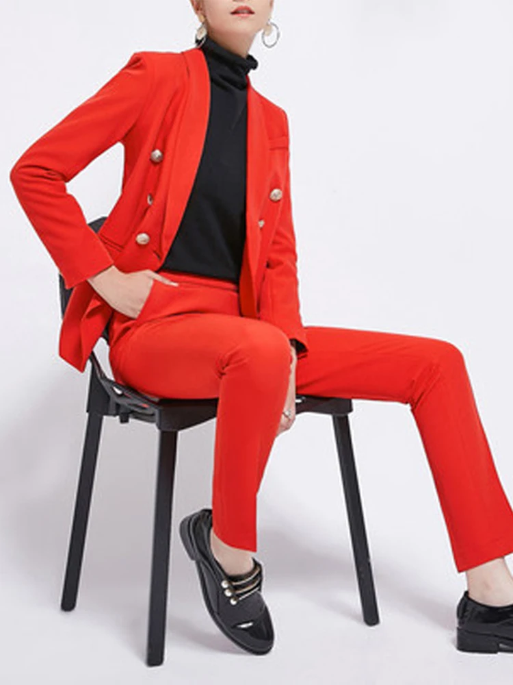 2022 Elegant Chic Women's Casual Two Pieces Set Fashion nva V Neck Long Sleeve Buttons Jacket Street Office Clothes
2022 Elegant Chic Women's Casual Two Pieces Set Fashion nva V Neck Long Sleeve Buttons Jacket Street Office Clothes