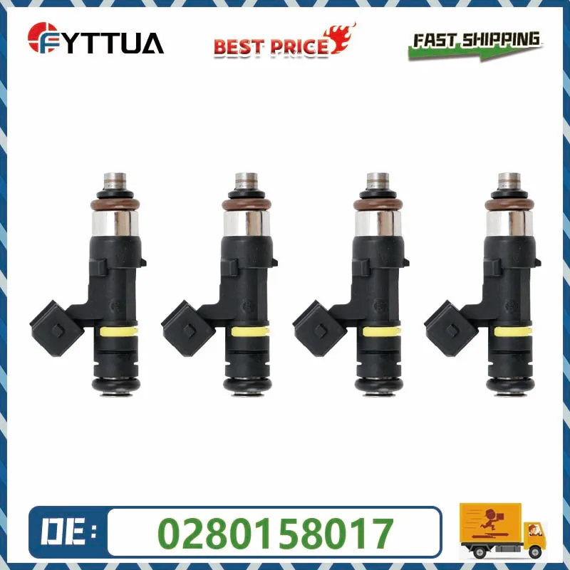 4pcs fuel Injector 0280158017 For CHEVROLET NIVA LADA KALINA NIVA II PRIORA 1.6 1.7 8V 2002-2013
4pcs fuel Injector 0280158017 For CHEVROLET NIVA LADA KALINA NIVA II PRIORA 1.6 1.7 8V 2002-2013
