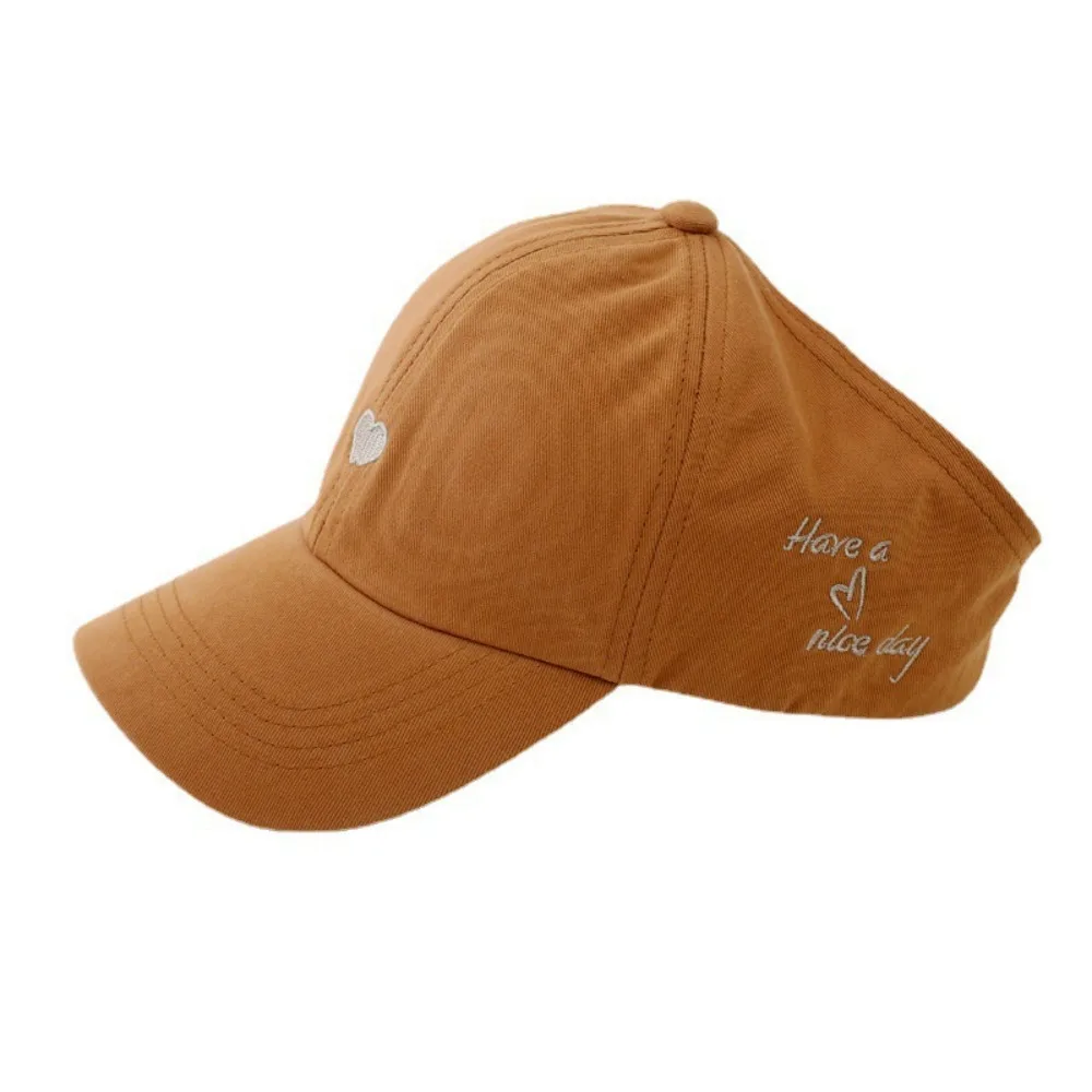 Girl High Ponytail Children's Baseball Cap Love Heart Embroidery Soft Kids Sun Hat Solid Color Cotton Baby Peaked Cap Outdoor
Girl High Ponytail Children's Baseball Cap Love Heart Embroidery Soft Kids Sun Hat Solid Color Cotton Baby Peaked Cap Outdoor