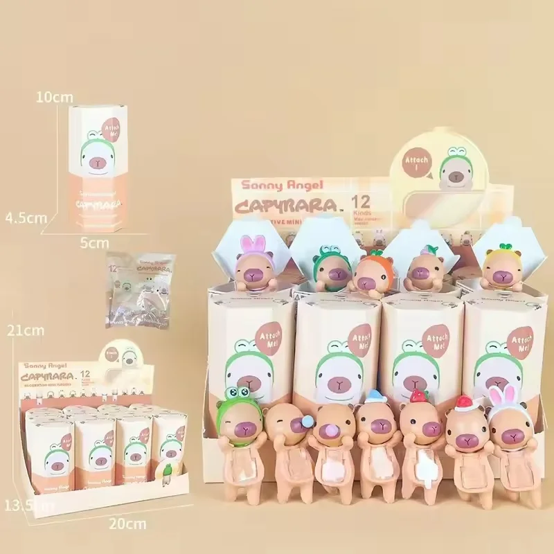 Sonny Angel Capybara Hippers Decorative Mini Figures Mystery Box Doll Collection Blind Box Cute Capybaras Model Christmas Gift
Sonny Angel Capybara Hippers Decorative Mini Figures Mystery Box Doll Collection Blind Box Cute Capybaras Model Christmas Gift