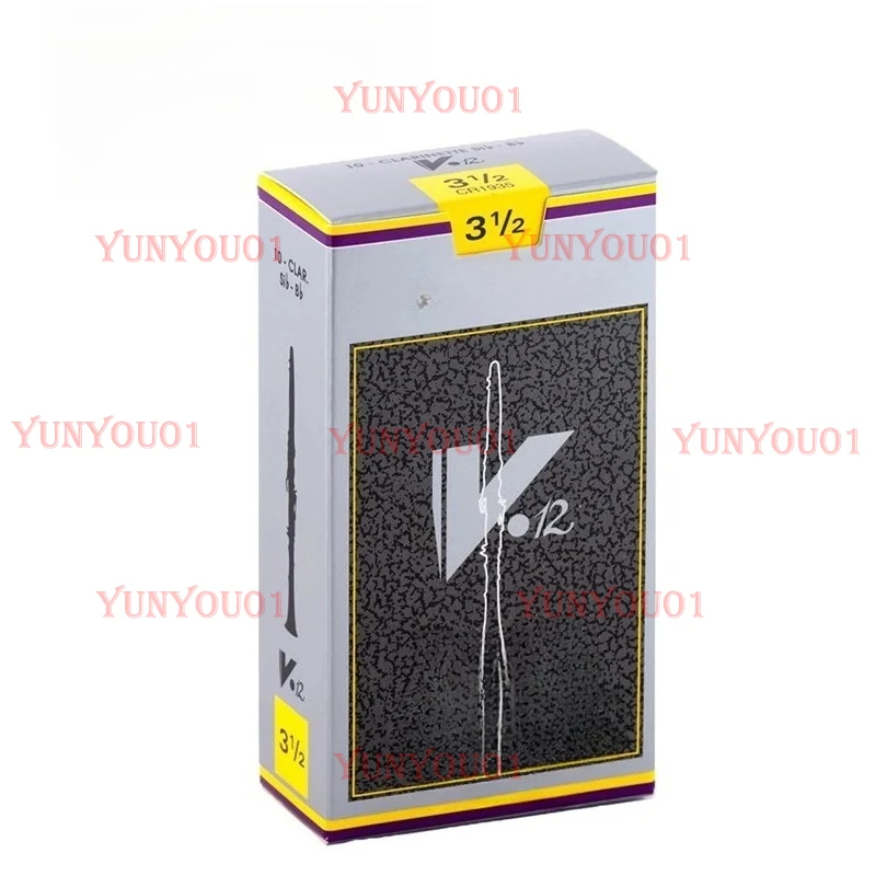 V12 Bb Clarinet Reed/clarinet Sib Bb Reed Strength 2.5 #, 3 #, 3.5 #1 Boxes
V12 Bb Clarinet Reed/clarinet Sib Bb Reed Strength 2.5 #, 3 #, 3.5 #1 Boxes