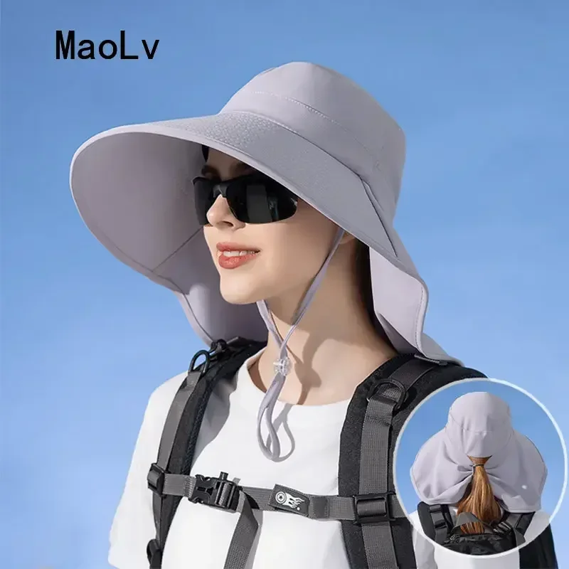 Ponytail Sun Hat for Women Large Wide Brim Cap Protection Visors Bucket Hat Fisherman Hat Outdoor Fishing Hiking Cap
Ponytail Sun Hat for Women Large Wide Brim Cap Protection Visors Bucket Hat Fisherman Hat Outdoor Fishing Hiking Cap