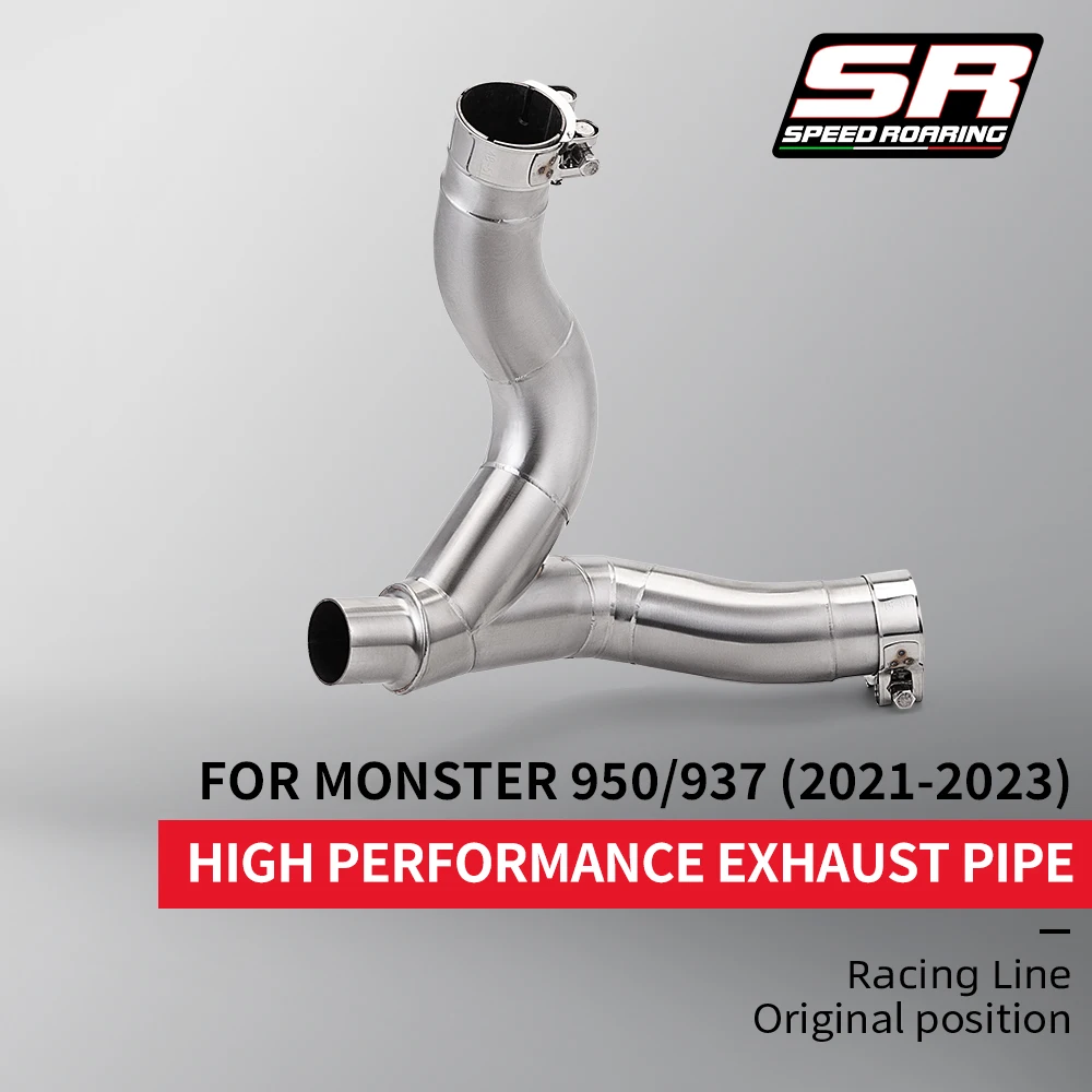 For Monster 950 937 Motorcycle Exhaust 2021-2023 Escape Systems Middle Link Pipe Stainless Steel Connection Original
For Monster 950 937 Motorcycle Exhaust 2021-2023 Escape Systems Middle Link Pipe Stainless Steel Connection Original