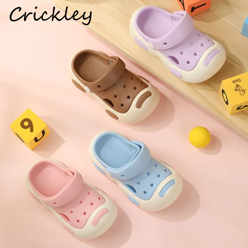 Fashion Solid Boys Girls Slippers 2025 Summer EVA Non Slip Children Clogs Shoes Waterproof Soft Bearfoot Kids Beach Shoes
Fashion Solid Boys Girls Slippers 2025 Summer EVA Non Slip Children Clogs Shoes Waterproof Soft Bearfoot Kids Beach Shoes