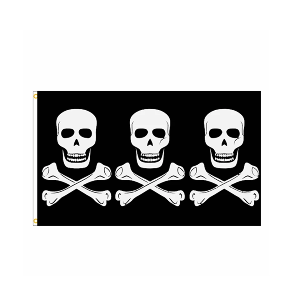 Jolly Roger Flag Pirate Flag 3x5ft 2x3ft, Skull and Crossbones Banner with Reinforced Stitching, Themed Party Decor for Pub Wall
Jolly Roger Flag Pirate Flag 3x5ft 2x3ft, Skull and Crossbones Banner with Reinforced Stitching, Themed Party Decor for Pub Wall