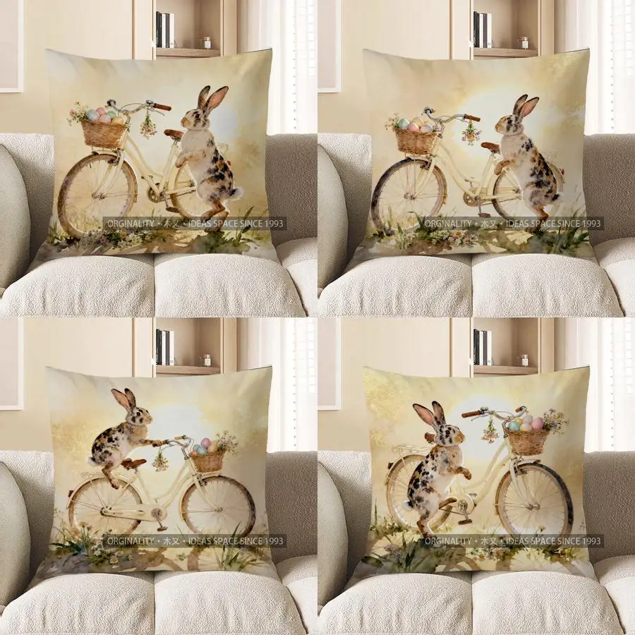 2D кролик с велосипедом и пасхальными яйцами, наволочка с рисунком, подходит для дивана, спальни, автомобиля, наволочка
2D кролик с велосипедом и пасхальными яйцами, наволочка с рисунком, подходит для дивана, спальни, автомобиля, наволочка