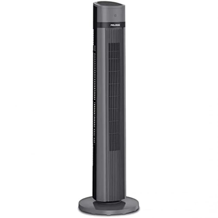 40-inch Bladeless Tower Fan for Bedroom: Black ABS Plastic, Quiet 27 dB Operation, 3 Speeds, 90 Oscillation, Cold Air Flow, Rem
40-inch Bladeless Tower Fan for Bedroom: Black ABS Plastic, Quiet 27 dB Operation, 3 Speeds, 90 Oscillation, Cold Air Flow, Rem