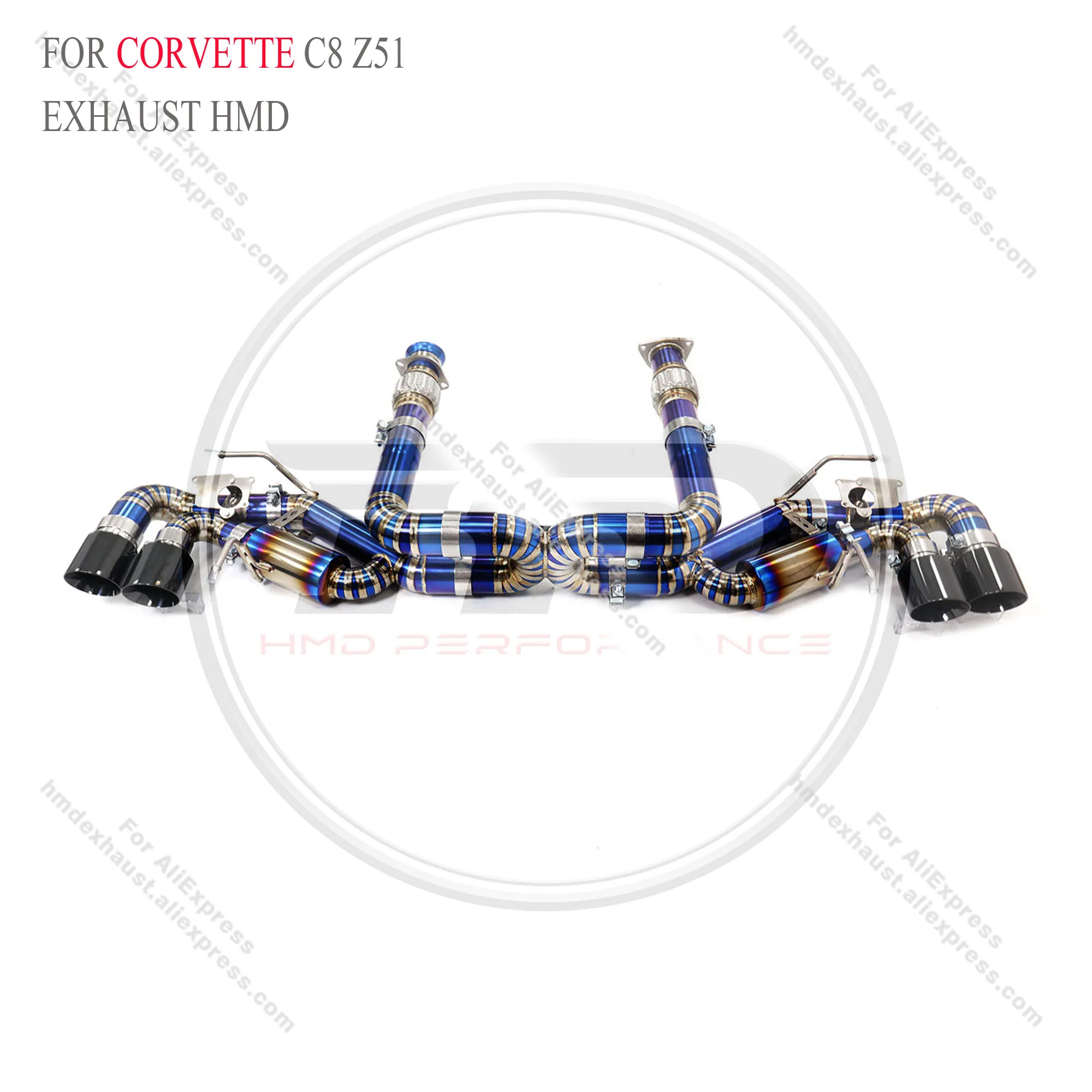 HMD Ti Valved Catback для Corvette C8 Z51, OEM Plug & Play, гоночный корабль 12 фунтов, легкое титановое обновление выхлопной системы 
HMD Ti Valved Catback для Corvette C8 Z51, OEM Plug & Play, гоночный корабль 12 фунтов, легкое титановое обновление выхлопной системы