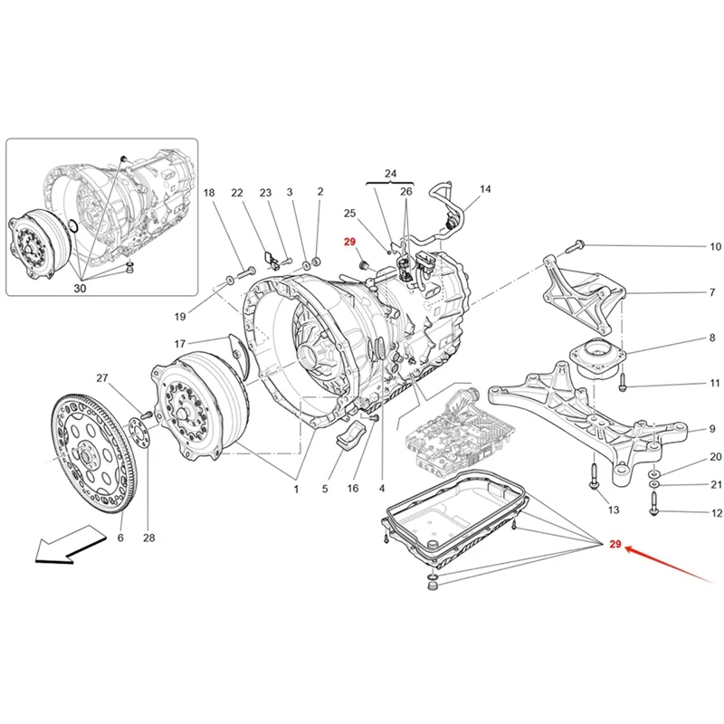 AU28-Transmission Gearbox Oil Pan Oil Sump Kit 673003178 673005766 673011113 For Maserati New High Quality Auto Parts
AU28-Transmission Gearbox Oil Pan Oil Sump Kit 673003178 673005766 673011113 For Maserati New High Quality Auto Parts