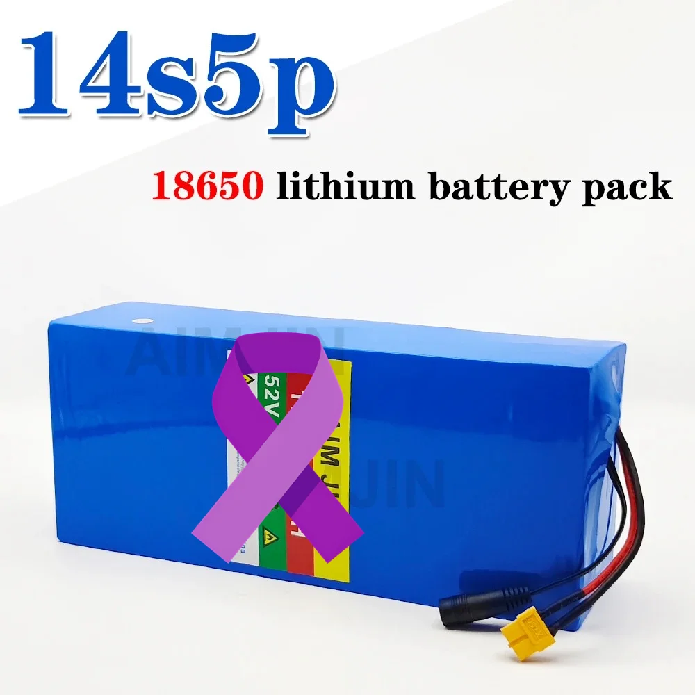 14S5P battery pack 52V 17.5AH 18650 Lithium Battery With BMS For 1500W Electric Scooters, Mountain Bikes
14S5P battery pack 52V 17.5AH 18650 Lithium Battery With BMS For 1500W Electric Scooters, Mountain Bikes