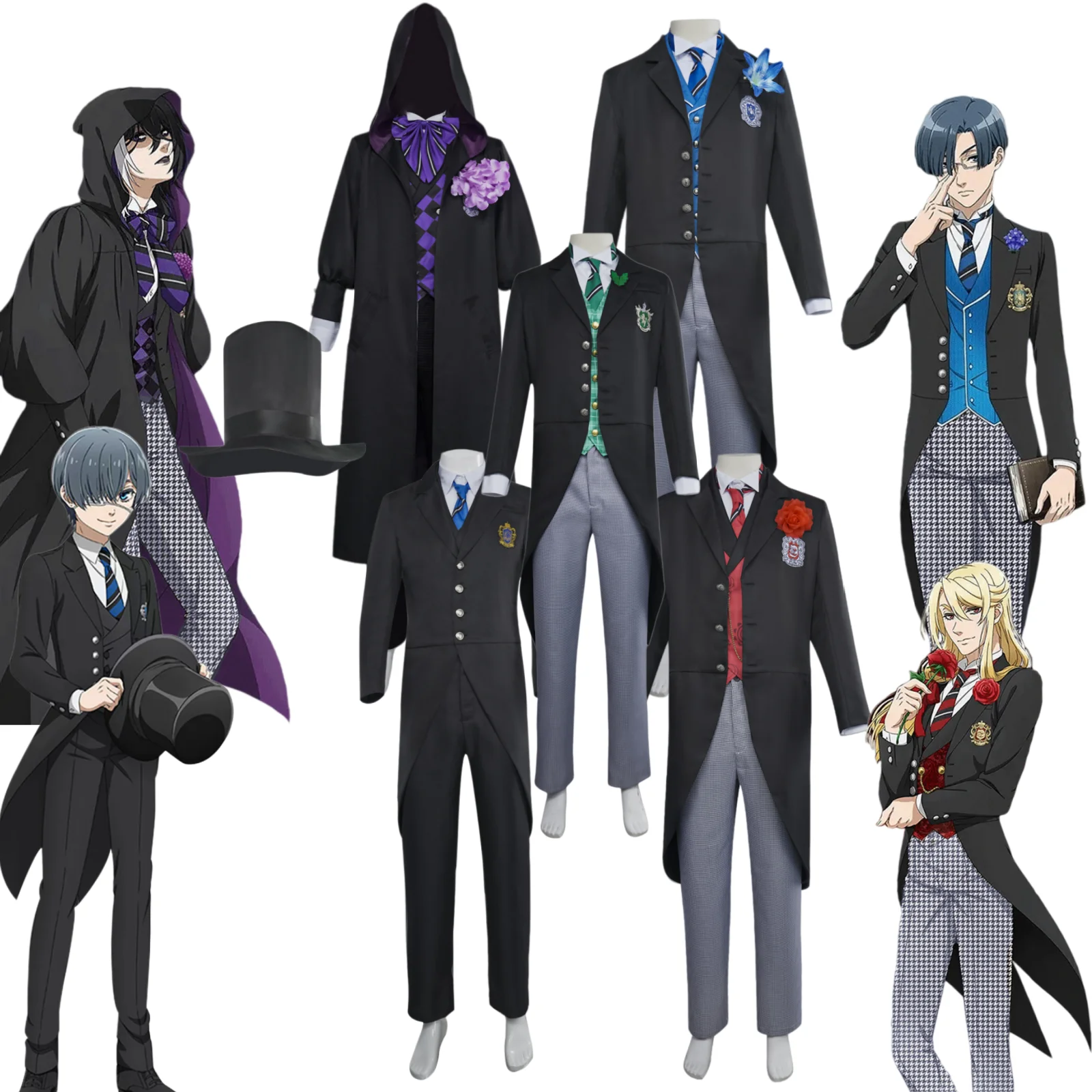 College style cosplay costumes, complete set of uniforms, tailcoats, vests, shirts, pants, Halloween carnival cosplay costumes
College style cosplay costumes, complete set of uniforms, tailcoats, vests, shirts, pants, Halloween carnival cosplay costumes