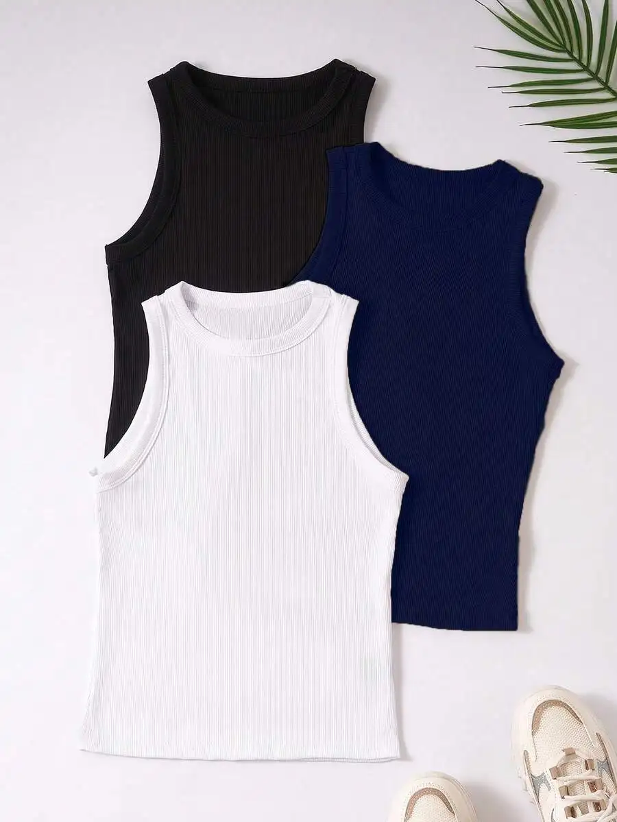 Womens Summer Casual Solid Color Tank Top
Womens Summer Casual Solid Color Tank Top