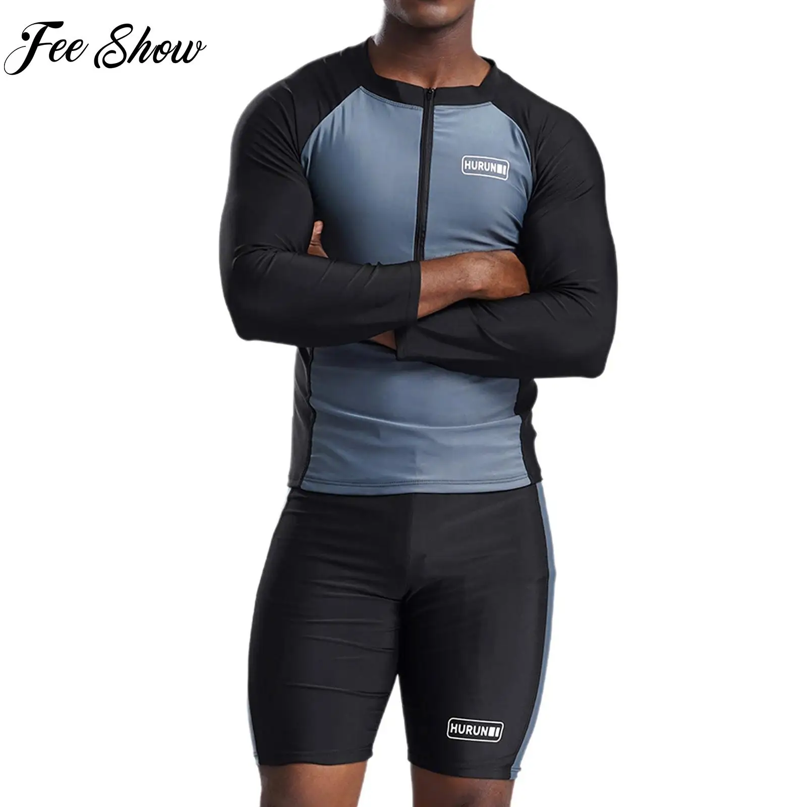 Mens Long-sleeved Snorkeling Suits Adult Two Piece Swimwear UPF 50+ Rash Guard Swimsuit Man Breathable Quick-drying Surfing Sets
Mens Long-sleeved Snorkeling Suits Adult Two Piece Swimwear UPF 50+ Rash Guard Swimsuit Man Breathable Quick-drying Surfing Sets