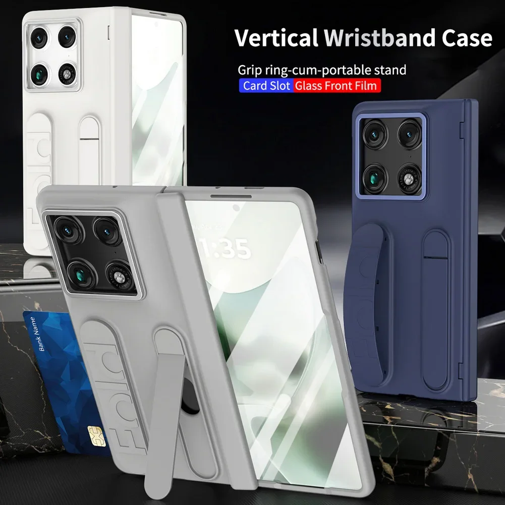 With Credit Card Slot Multifunctional Kickstand Wrist Strap Folding Case For Motorola Razr Fold Moto razr fold Protective Cover
With Credit Card Slot Multifunctional Kickstand Wrist Strap Folding Case For Motorola Razr Fold Moto razr fold Protective Cover