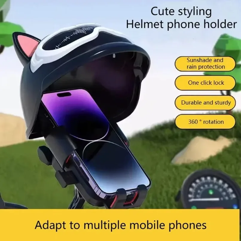 360°Rotation Bicycle Motorcycle Phone Holder Outdoor Cycling Navigation Stand Sunscreen Rainproof Small Helmet For All Smatphone
360°Rotation Bicycle Motorcycle Phone Holder Outdoor Cycling Navigation Stand Sunscreen Rainproof Small Helmet For All Smatphone