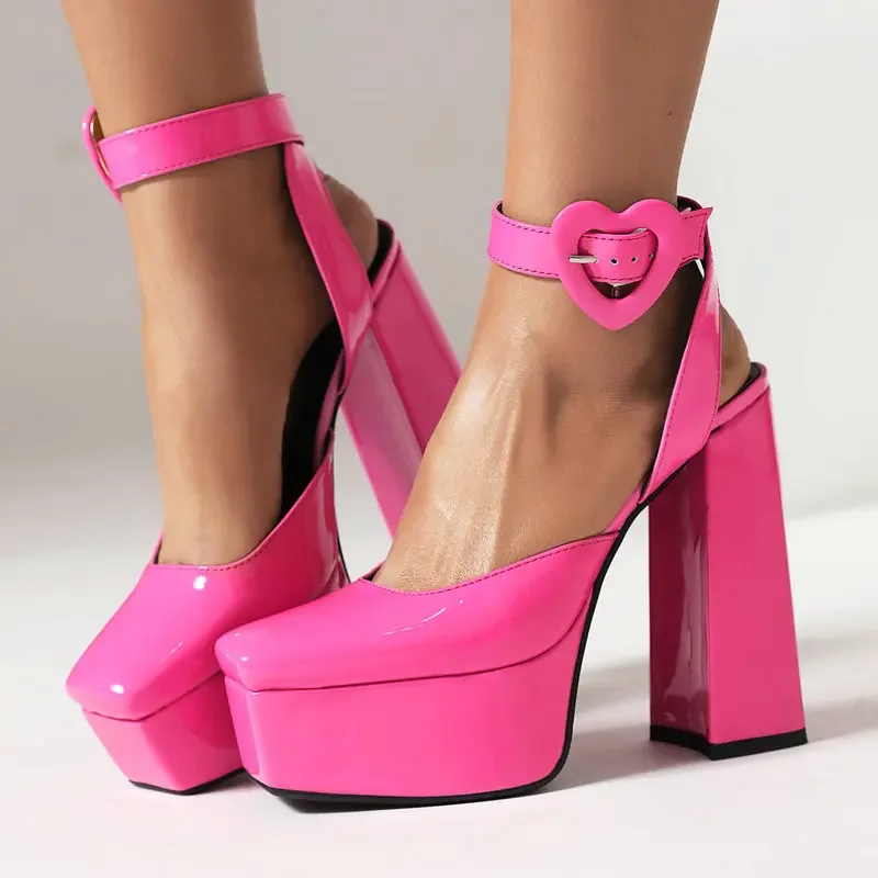 Extra Big Size 47 48 Closed Toe Women Summer Dress Pumps Yellow Rose Color Heart Shape Buckle Block High Heels Platform Sandals
Extra Big Size 47 48 Closed Toe Women Summer Dress Pumps Yellow Rose Color Heart Shape Buckle Block High Heels Platform Sandals