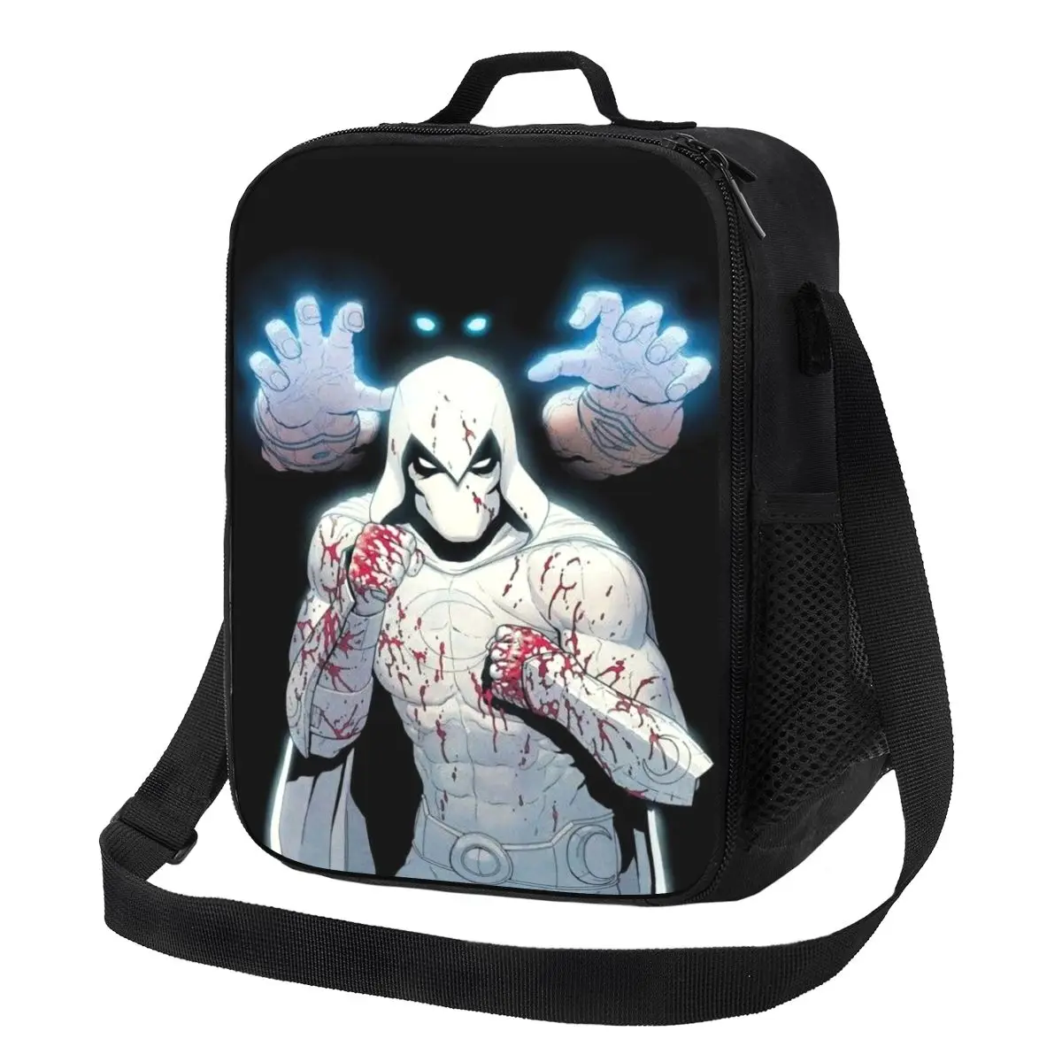Custom Moon Knight Movie Insulated Lunch Bags for Outdoor Picnic Waterproof Thermal Cooler Lunch Box Women Children
Custom Moon Knight Movie Insulated Lunch Bags for Outdoor Picnic Waterproof Thermal Cooler Lunch Box Women Children