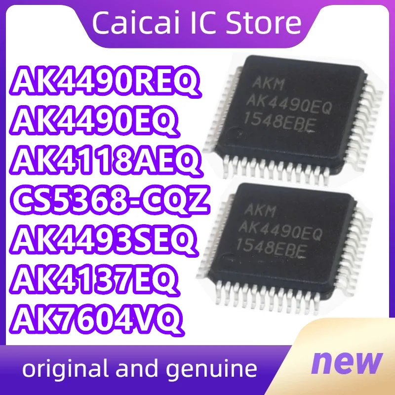 AK7604VQ AK4493SEQ AK4137EQ AK4490EQ AK4490REQ AK4118AEQ CS5368-CQZ CS5368-CQZR QFP-48 Чипсет 1 шт./лот
AK7604VQ AK4493SEQ AK4137EQ AK4490EQ AK4490REQ AK4118AEQ CS5368-CQZ CS5368-CQZR QFP-48 Чипсет 1 шт./лот