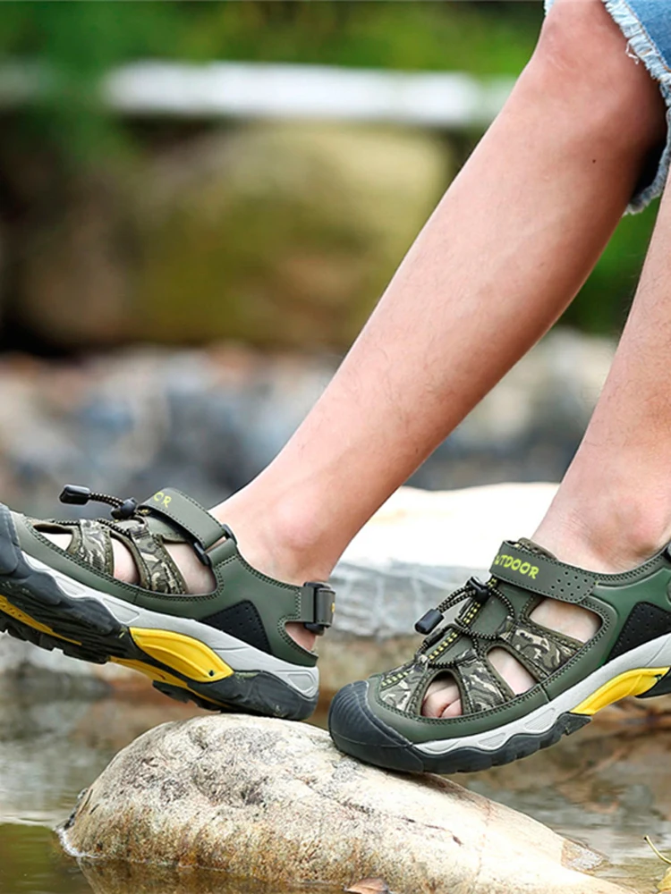 Men's Outdoor Beach oes Water Crossing Hiking Large Size Sport Sandals Summer Breathable Mountain Climbing oes Slip-On
Men's Outdoor Beach oes Water Crossing Hiking Large Size Sport Sandals Summer Breathable Mountain Climbing oes Slip-On