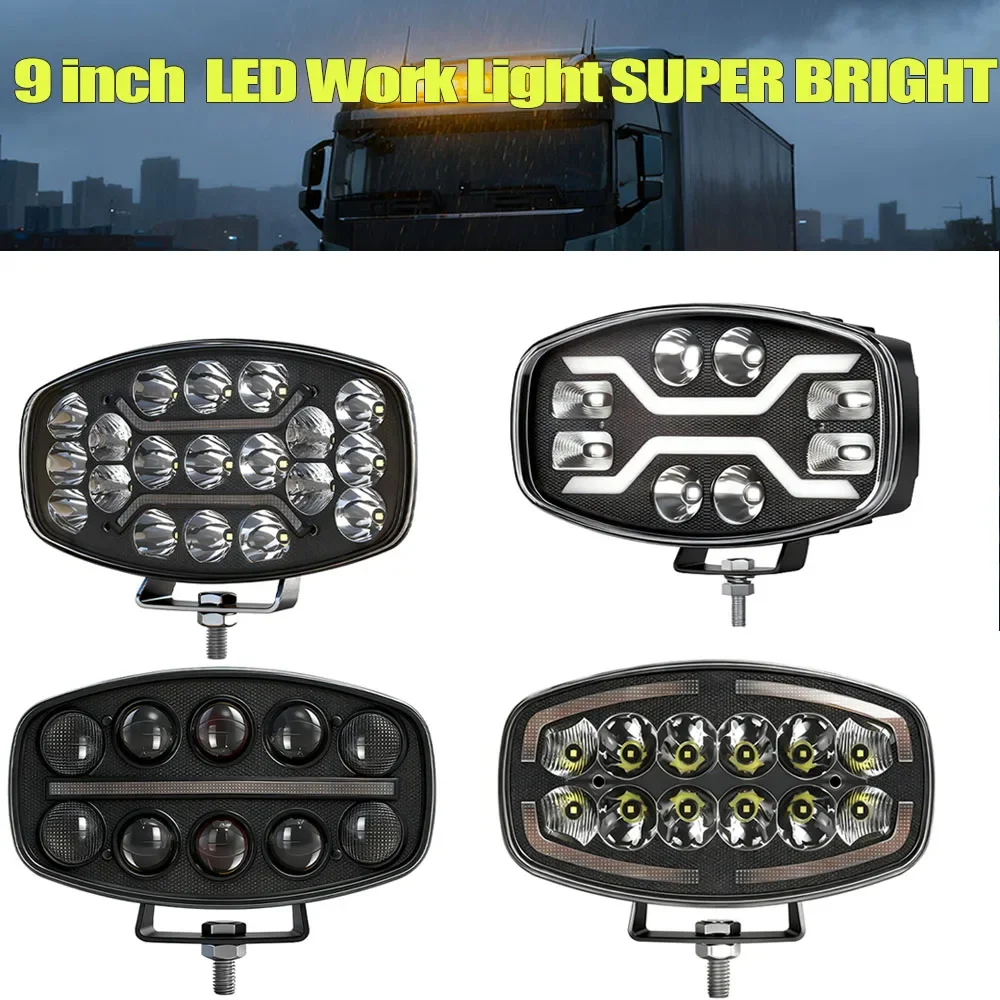 Headlights Work Light Lamp Modified 9" Led Light Off Road Spotlight Truck Auxiliary Driving Flash White Yellow for Duty Offroad
Headlights Work Light Lamp Modified 9" Led Light Off Road Spotlight Truck Auxiliary Driving Flash White Yellow for Duty Offroad