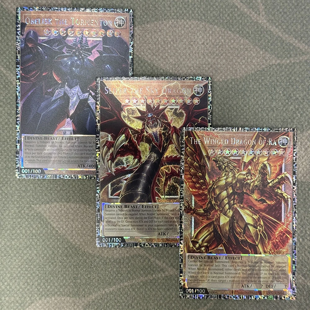 Orica YUGIOH Collection DIY Proxy Cards - Rare Slifer the Sky Dragon & Obelisk the Tormentor - Master Frame Not Original
Orica YUGIOH Collection DIY Proxy Cards - Rare Slifer the Sky Dragon & Obelisk the Tormentor - Master Frame Not Original