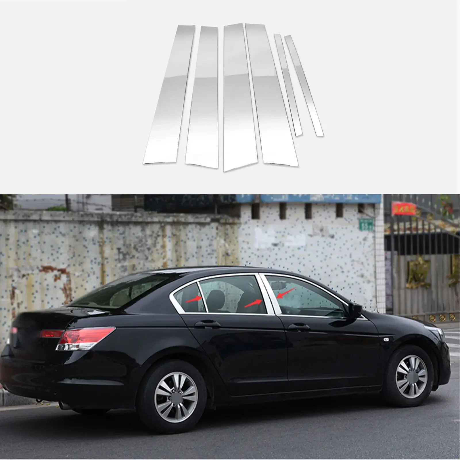 Для Honda Accord 2008-2012 6 шт. наружное окно из нержавеющей стали B-pillar декоративная отделка автомобильные аксессуары
Для Honda Accord 2008-2012 6 шт. наружное окно из нержавеющей стали B-pillar декоративная отделка автомобильные аксессуары