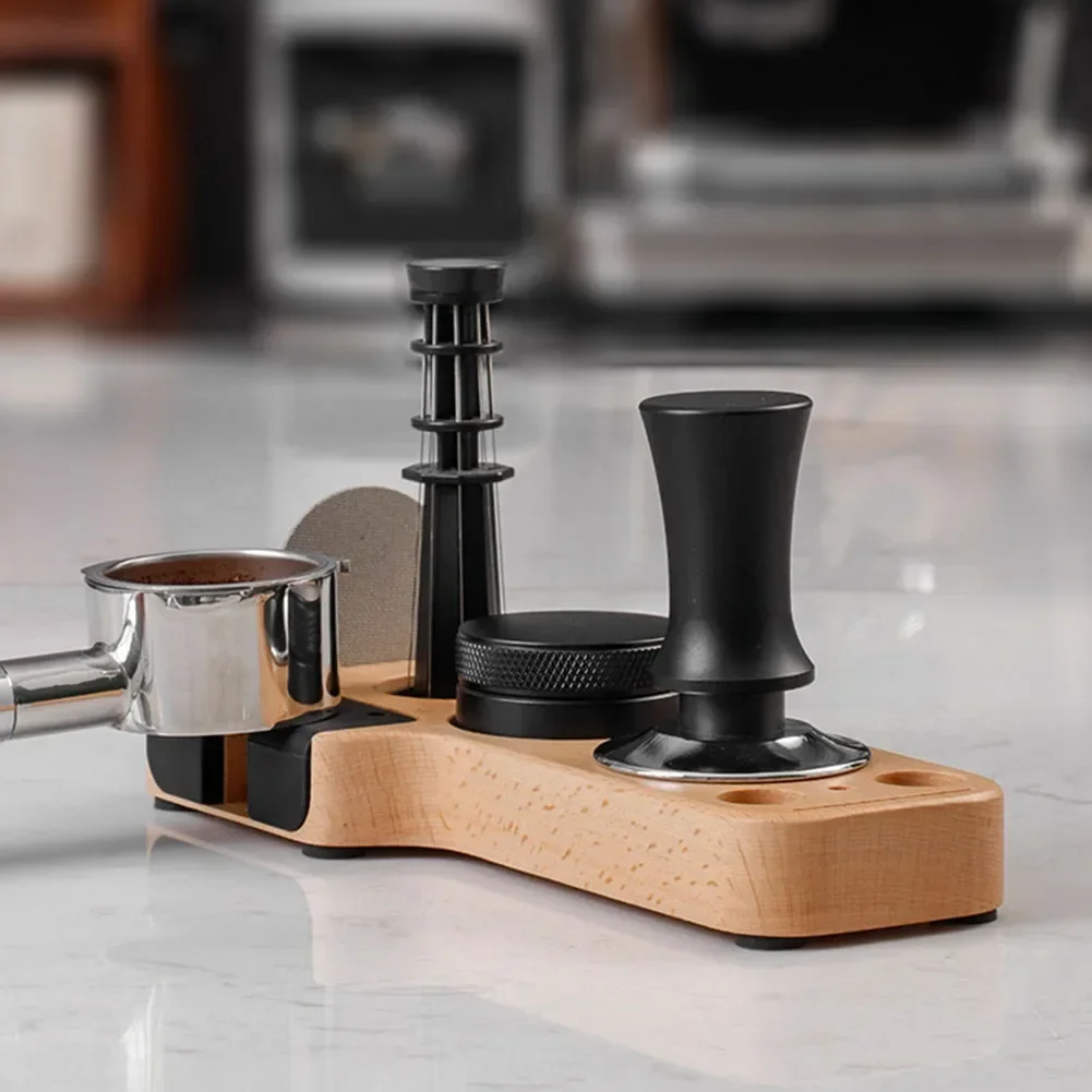 Coffee Accessories 25cm Coffeeware Teaware Pine Wood Universal Portafilter Holder Tamper Stand Distributor Organizer Coffee Tool
Coffee Accessories 25cm Coffeeware Teaware Pine Wood Universal Portafilter Holder Tamper Stand Distributor Organizer Coffee Tool