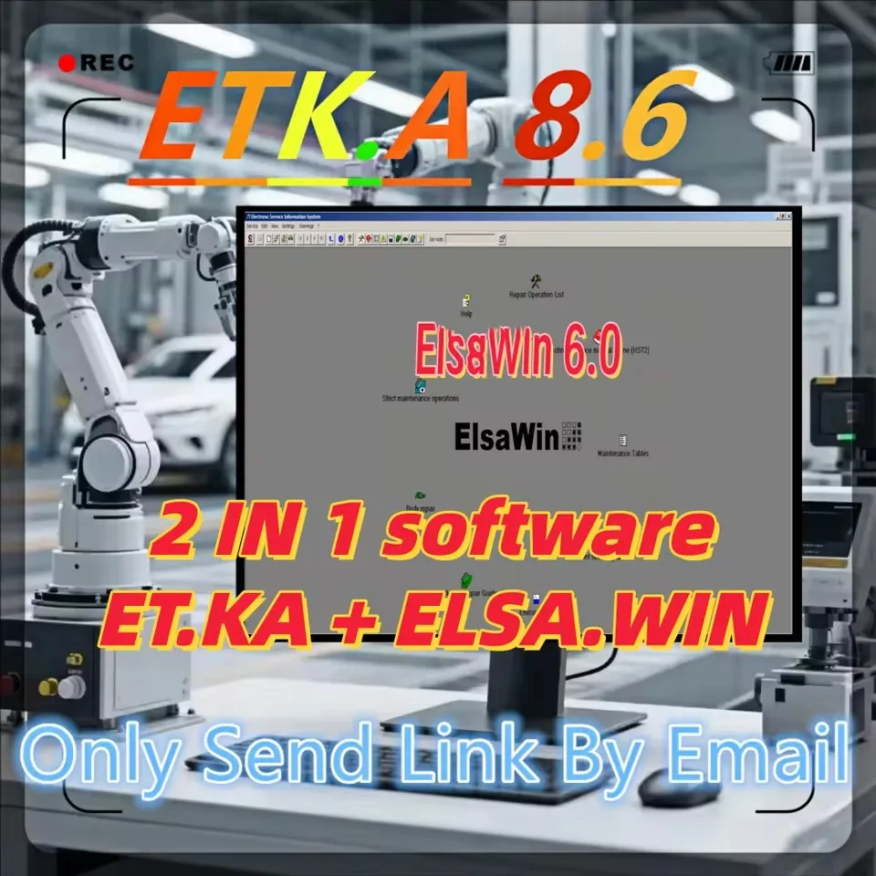 Новое программное обеспечение Etk/a 8.6 для ремонта автомобилей, электронный каталог запчастей ELSA/WIN 6.0, диагностика и запросы по деталям.
Новое программное обеспечение Etk/a 8.6 для ремонта автомобилей, электронный каталог запчастей ELSA/WIN 6.0, диагностика и запросы по деталям.