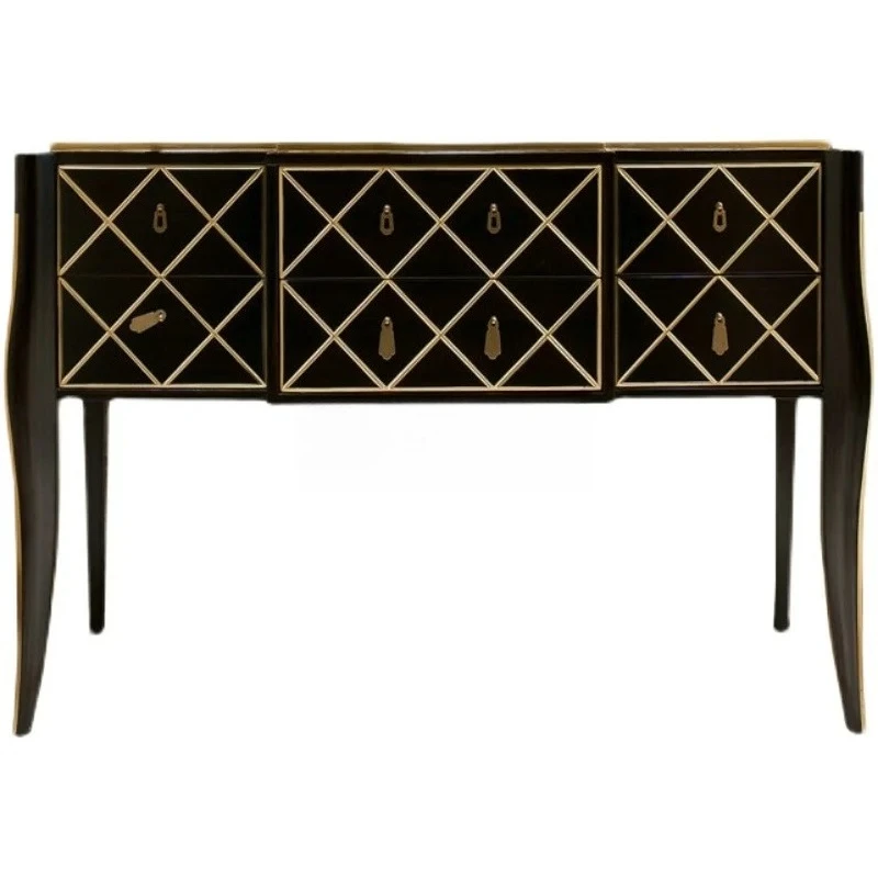 Легкий роскошный современный простой американский декоративный шкаф с золотой росписью для гостиной, боковой шкаф для хранения на высоких ножках из цельного дерева
Легкий роскошный современный простой американский декоративный шкаф с золотой росписью для гостиной, боковой шкаф для хранения на высоких ножках из цельного дерева