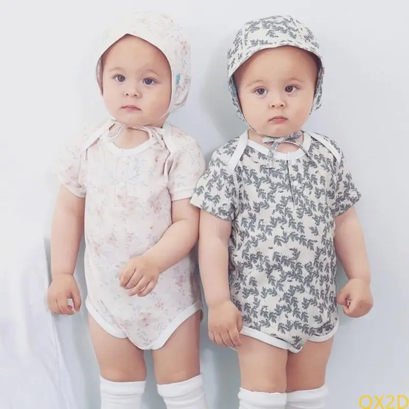 QX2D Infant Short Sleeve Bodysuit Comfortable Fabric Baby Romper Half Front Opening
QX2D Infant Short Sleeve Bodysuit Comfortable Fabric Baby Romper Half Front Opening