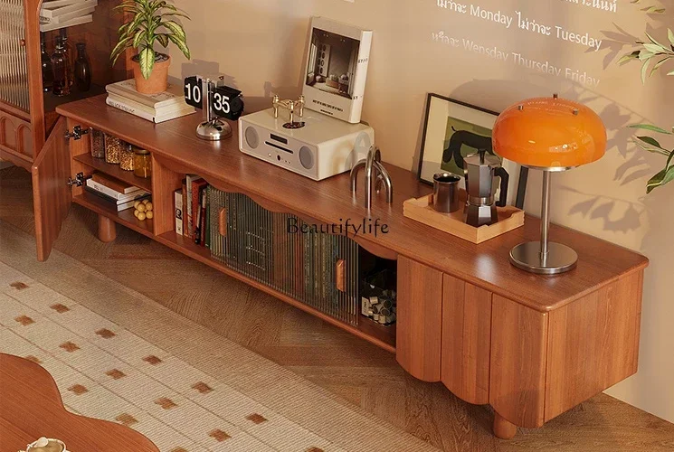 1228French Style Solid Wood TV Cabinet Small Apartment Boxwood Home Mid-Ancient Retro Style Living Room Locker
1228French Style Solid Wood TV Cabinet Small Apartment Boxwood Home Mid-Ancient Retro Style Living Room Locker
