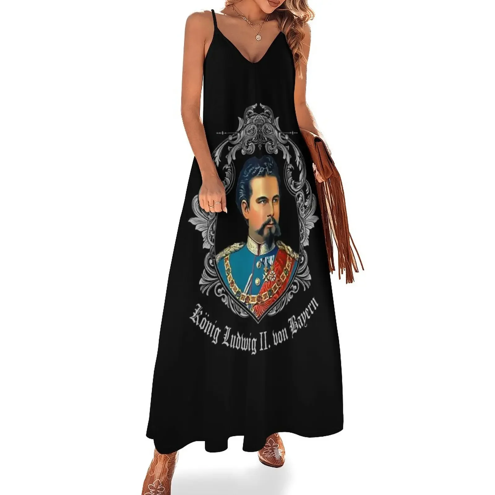 KING LUDWIG II OF BAVARIA Sleeveless Dress sensual sexy dress for women Summer dresses for women
KING LUDWIG II OF BAVARIA Sleeveless Dress sensual sexy dress for women Summer dresses for women