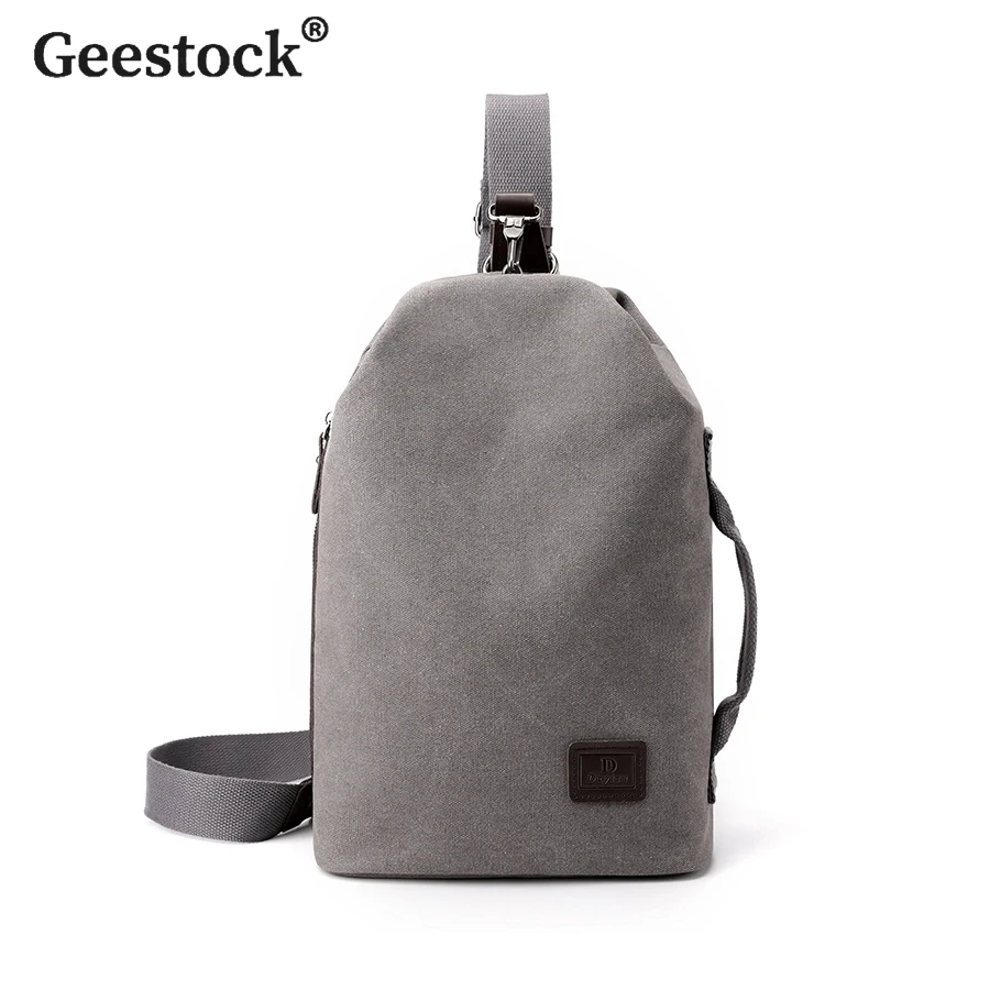 Geestock Men's Chest Bag Wear-Resistant Canvas Shoulder Bag Large Capacity Crossbody Bag Simple Men's Bag for Casual Commuting
Geestock Men's Chest Bag Wear-Resistant Canvas Shoulder Bag Large Capacity Crossbody Bag Simple Men's Bag for Casual Commuting