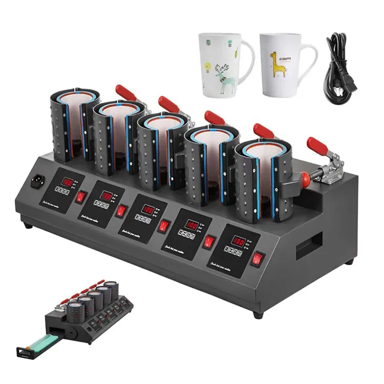 New design portable printing machine 5 in 1 mug heat press machines vemor for mugs
New design portable printing machine 5 in 1 mug heat press machines vemor for mugs