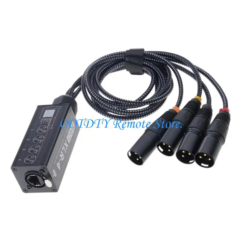 4 Channel 3Pin Networking XLR Cable for Stage Sound Lighting Recording Studio RJ45 Networking Home Recording Studio
4 Channel 3Pin Networking XLR Cable for Stage Sound Lighting Recording Studio RJ45 Networking Home Recording Studio