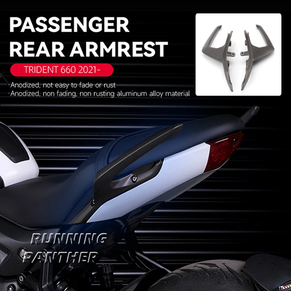 CNC Motorcycle Passenger Rear Armrest Grab Handle Seat Hand Handle Grab Bar For Trident660 TRIDENT Trident 660 2021 2022 2023
CNC Motorcycle Passenger Rear Armrest Grab Handle Seat Hand Handle Grab Bar For Trident660 TRIDENT Trident 660 2021 2022 2023