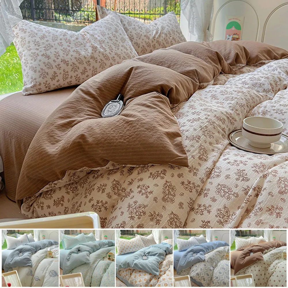 4pcs/set Plant Flower Pattern Bedding Set (1*sheet+1*Duvet Cover + 2*Pillowcase Without Core) Skin Friendly Soft and Comfortable
4pcs/set Plant Flower Pattern Bedding Set (1*sheet+1*Duvet Cover + 2*Pillowcase Without Core) Skin Friendly Soft and Comfortable