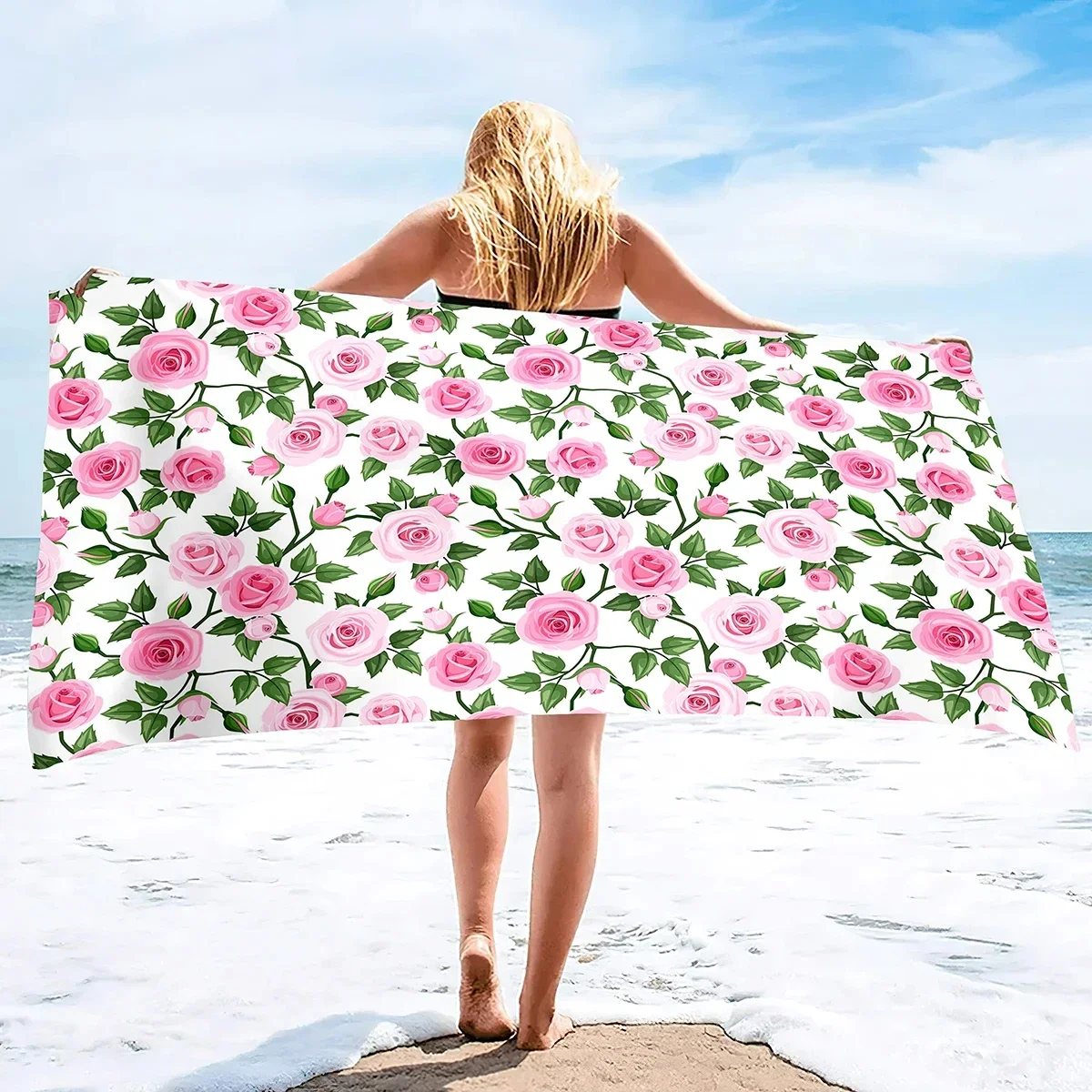 Botanical Floral Beach Towel Microfiber Flower Bath Towel for Sport Swim Quick Dry Bathroom Kitchen Hand Towels Bikini Cover Up
Botanical Floral Beach Towel Microfiber Flower Bath Towel for Sport Swim Quick Dry Bathroom Kitchen Hand Towels Bikini Cover Up